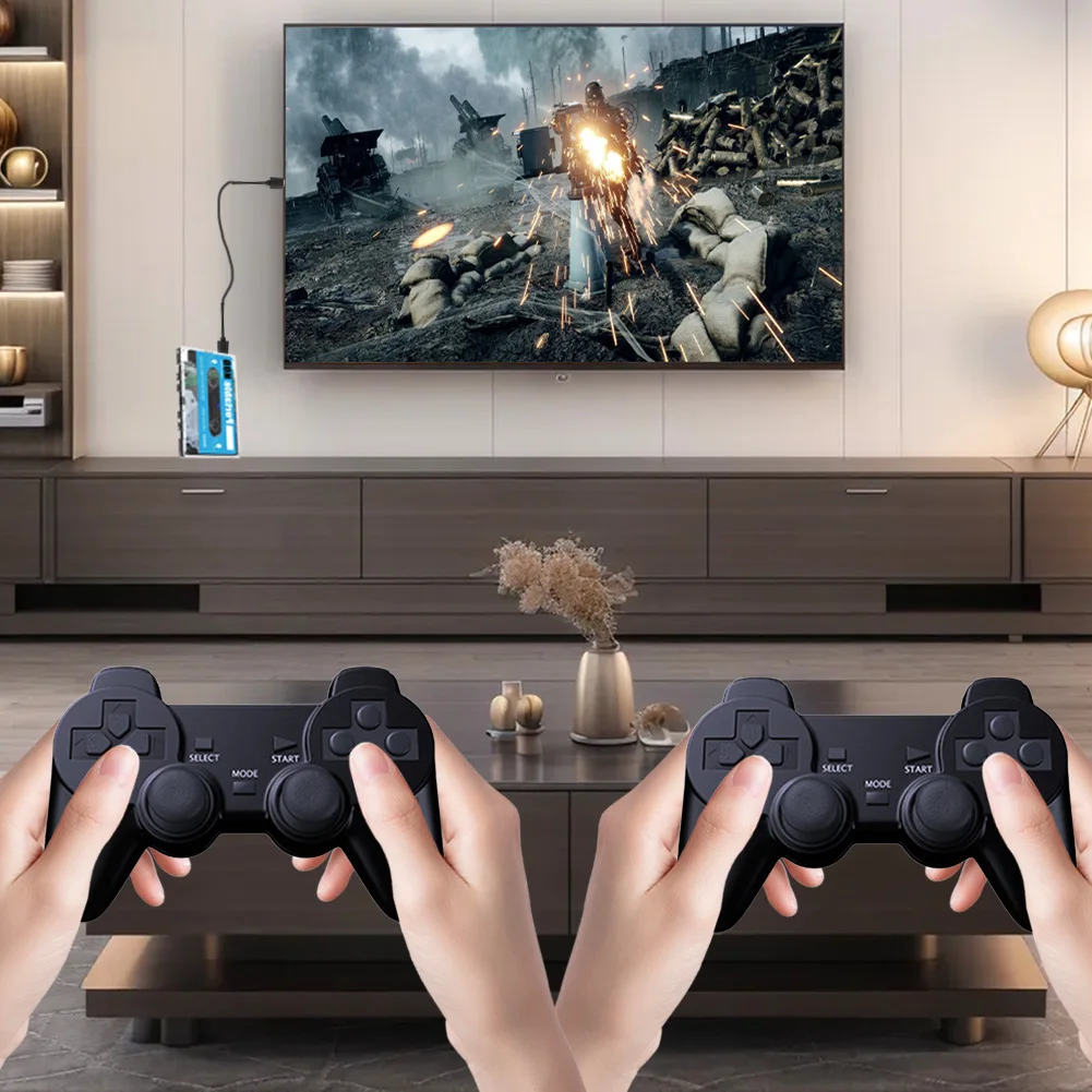 وحدة تحكم فائقة 500G للألعاب HDD Retro Game 55000 ألعاب فيديو 70 محاكيًا لـ PS3/PS2/WII/WIIU/MAME/DC/SS التوصيل والتشغيل Batocera