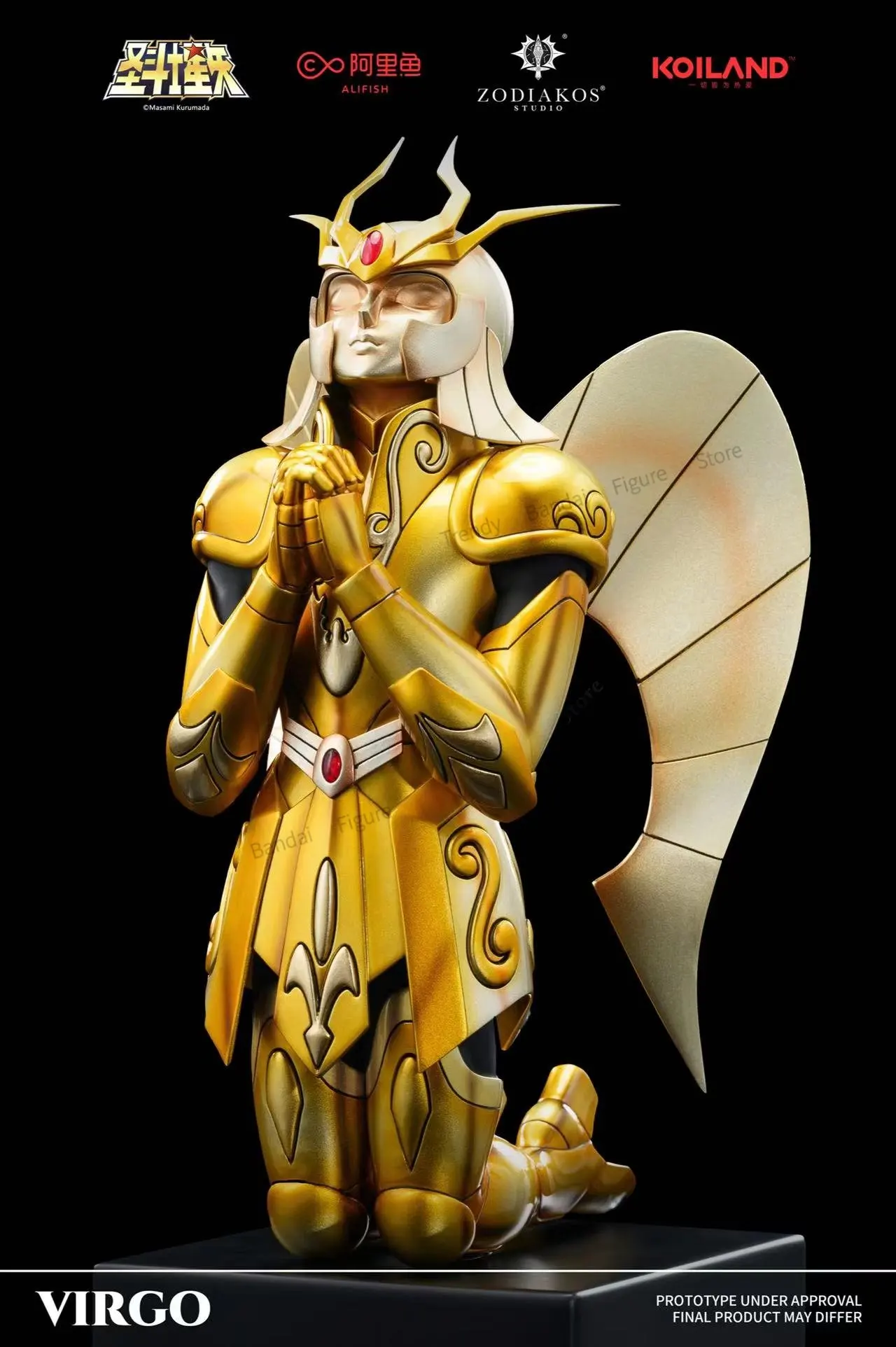 Pre-sale Zodiakos Studio's First Edition Golden Saint Virgo Shaka Saint Cloth Myth EX Anime Model Collection Ornaments  Scenery