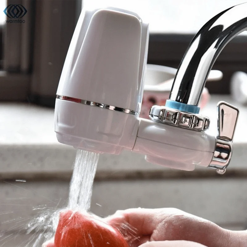 1PC Tap Water Purifier Kitchen Faucet Washable Ceramic Percolator Mini Filter Remove Rust Bacteria
