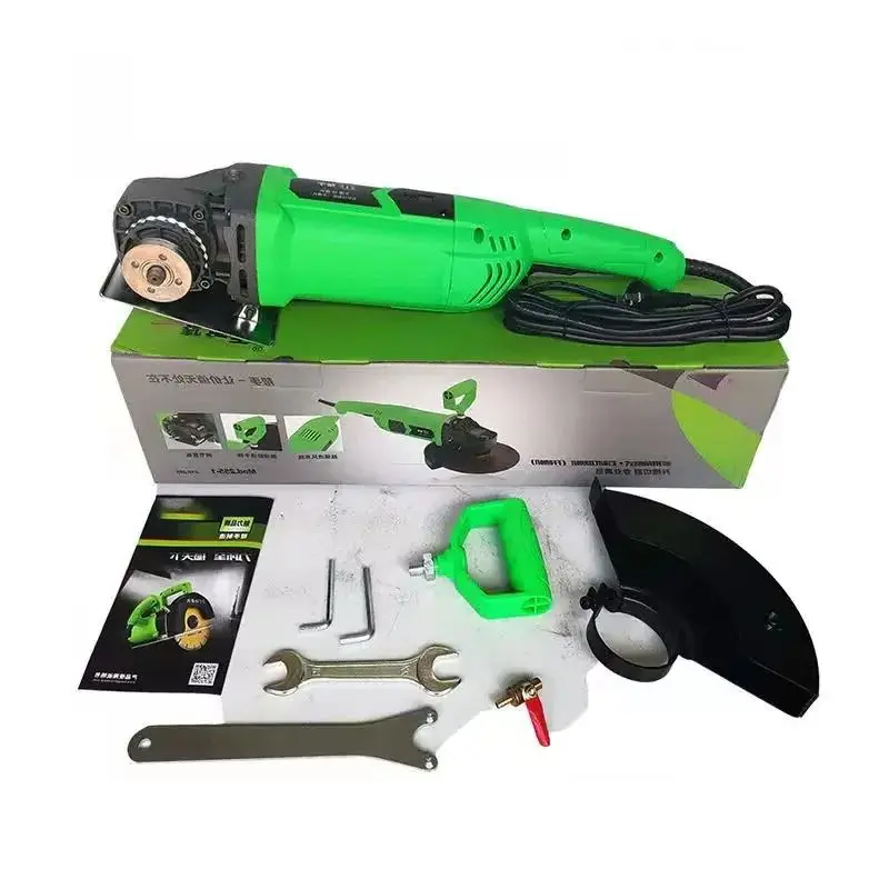 14 Inch Dust-Free Wall Chaser, Concrete Stone Grooving Slotting Machine, Multifunctional Angle Grinder Cutting Tool Construction