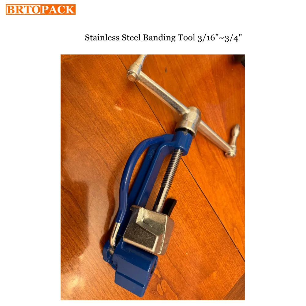 Multi-Functional Strapping Tensioner Stainless steel Band Strapping Tool Pliers Strapper Packer Manual Metal Tie Cutting Tool