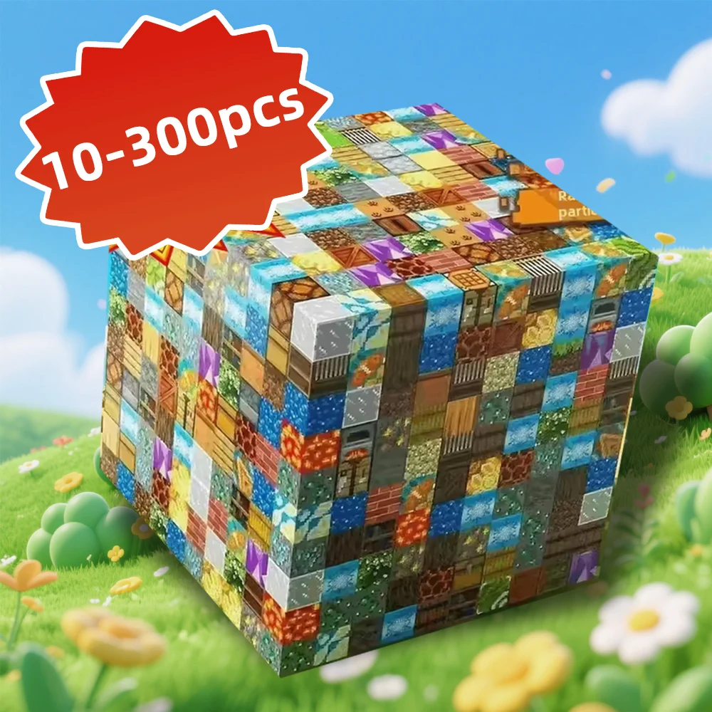 Nowe magnetyczne klocki konstrukcyjne DIY 2025, 10-300 sztuk, mini magnetyczne klocki konstrukcyjne, klocki puzzle dla dzieci, idealne na prezenty urodzinowe.