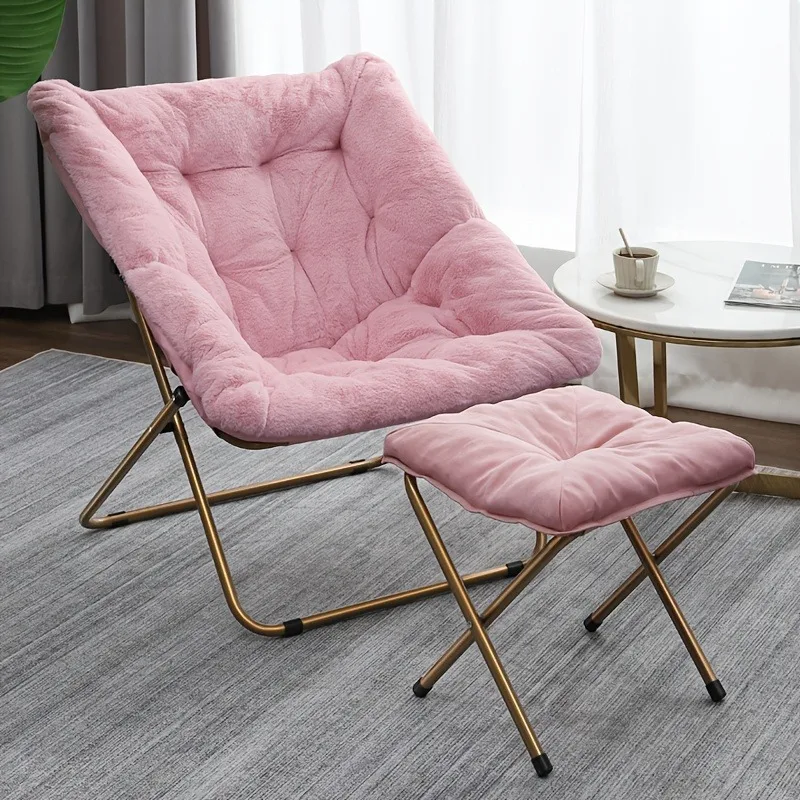 Home dormitory folding chair, wholesale dormitory lunch break chair, single lazy sofa chair, office nap recliner