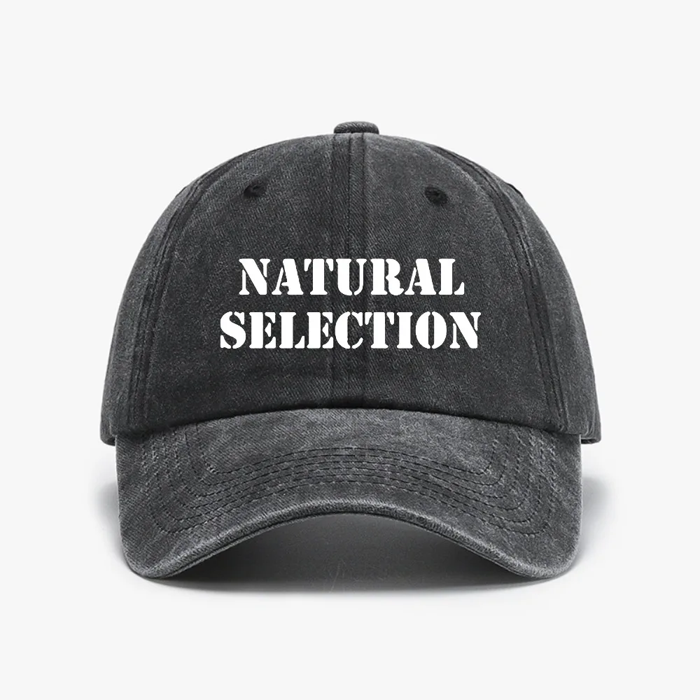 

Summer Style Fashion Natural Selection Baseball Cap Vintage Washed Denim Hat cool Casual Unisex Adjustable Snapback hats
