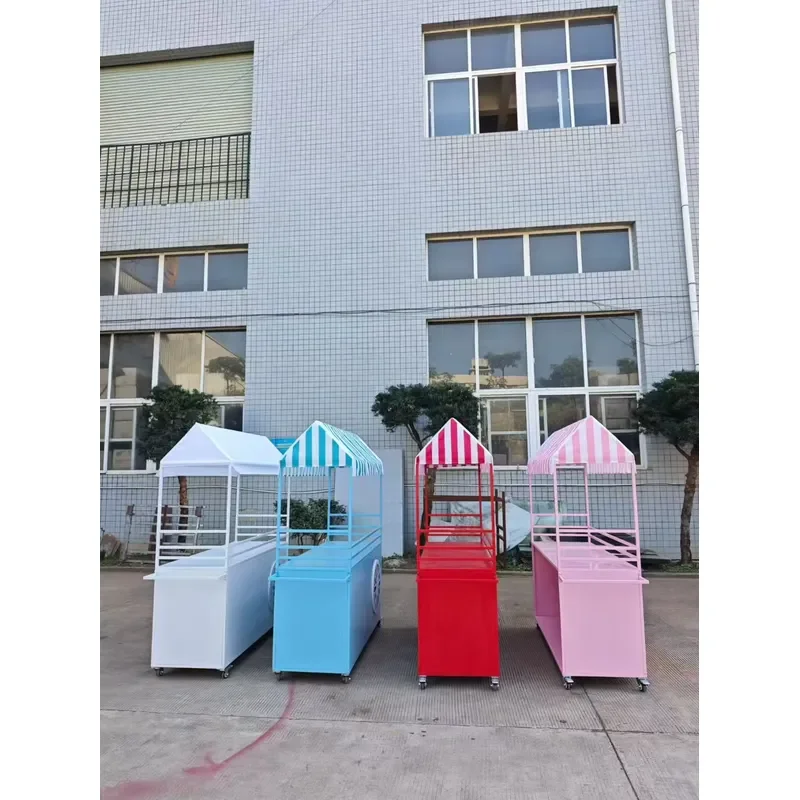 Outdoor wedding decorations, mobile booths, night market promotion cars, display stands, booth stands, candy carts