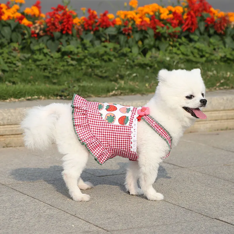 

Thin pet clothes and skirt suspender dress pets clothing accessory costume dogs apparels dog skirts ropa para perros accessories