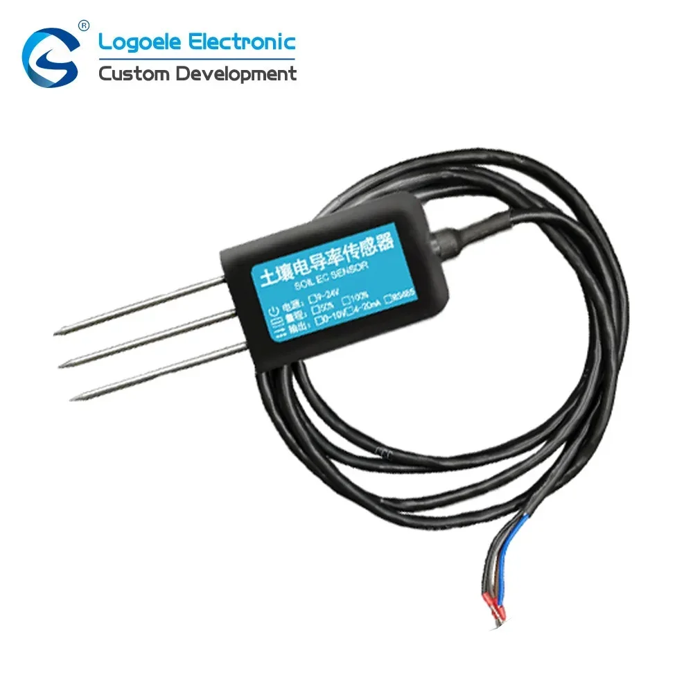 0-5V 0-10V 4-20mA RS485 Soil PH Temperature Humidity NPK Salinity Conductivity  EC Sensor