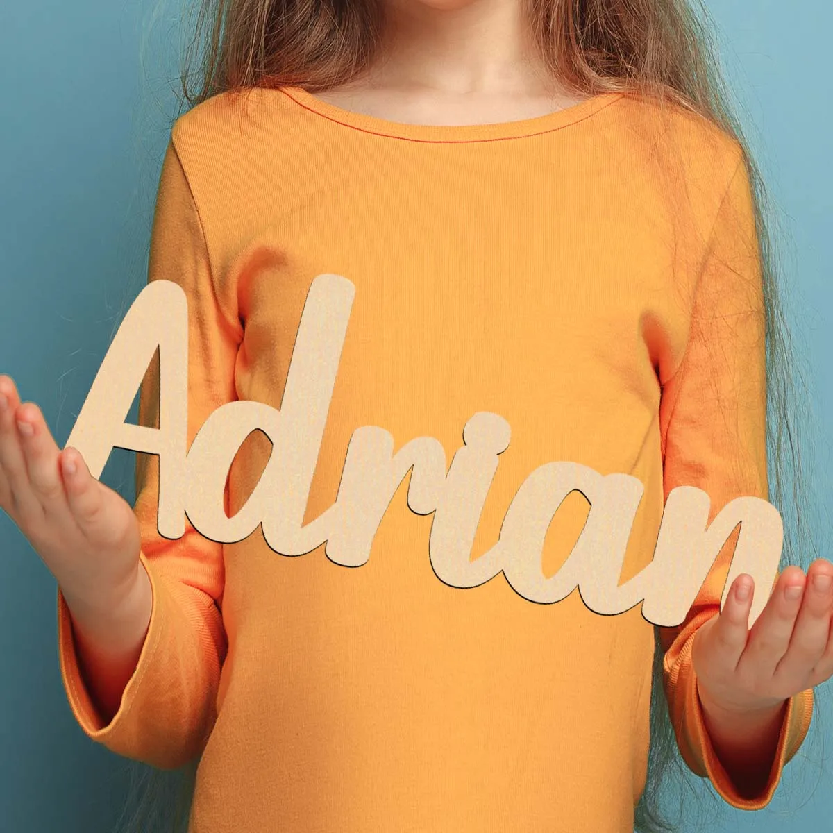 1 قطعة مثال أدريان رومانسي نص مخصص لوحة خشبية مادة خشبية خشبية غير مكتملة للرسم أو التألق #1