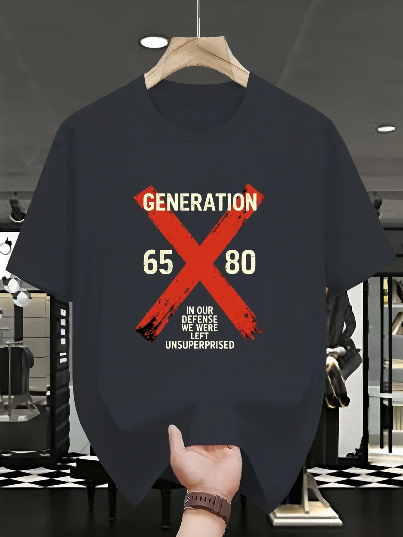 تي شيرت صيفي بأكمام قصيرة على الموضة لعام 2025، طراز مصمم للجنسين، كلاسيكي، عصري، متعدد الاستخدامات، مسامي، ملابس يومية #3