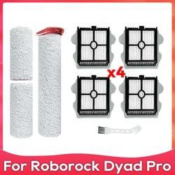 Compatible con ( Roborock Dyad Pro / Dyad Pro Combo / WD2H1A / A10 Ultra ) Rodillo Cepillo Suave Filtro Hepa Pieza de Accesorio de Repuesto