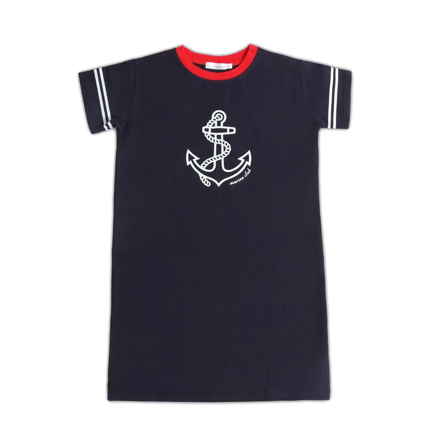 The Harbor Collection – NavyTshirtDress-SS