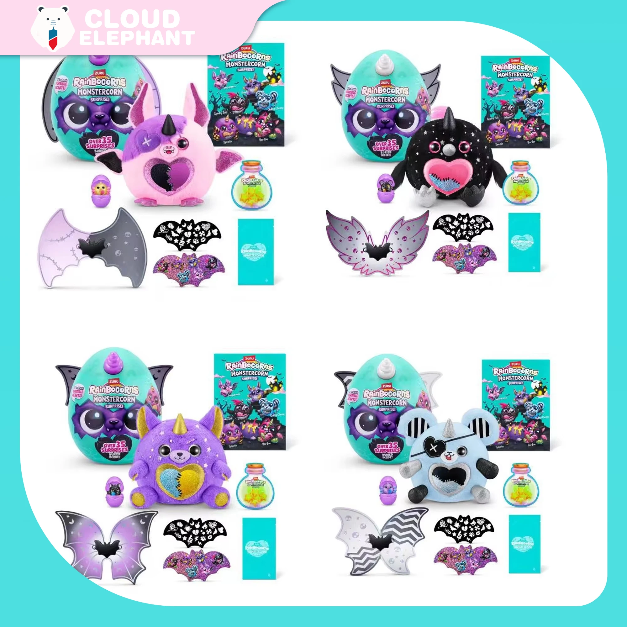 

Zuru Blind Box Cloud Wave Unicorn Magic Egg Devil Elf Blind Egg Surprise Blind Box Wings Boy Girl Toy For Halloween Gifts