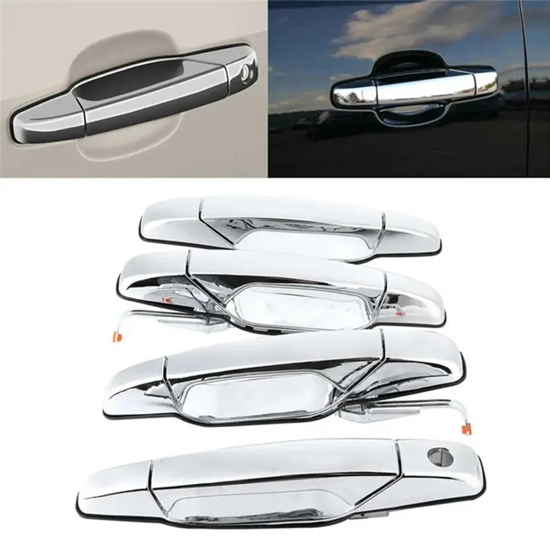

Leading-Car Front Rear LH RH Exterior Door Handle For Chevy Silverado Tahoe GMC Yukon 25960525 25960526 25960521 25960522 Access