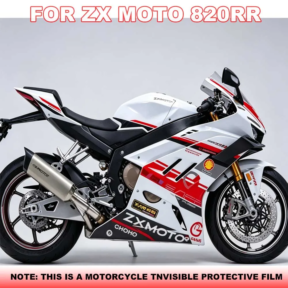 

For ZX MOTO 820RR 2026 PPF TPU Protective Film Full Body Paint Protection Scratch Resistant Kit 820RR Motorcycle Accessory