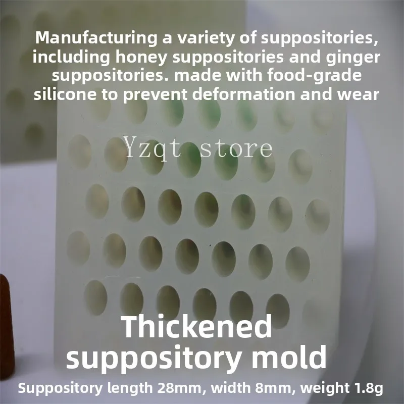 Honey suppository mold Ginger homemade, honey decoction guide square  mold Anorectal suppository, silicone mold