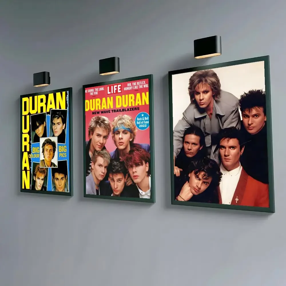 D-Duran D-Duran Band Poster Waterproof Peel & Stick Wall Sticker Self Adhesive Art Decor For Living Room Bedroom