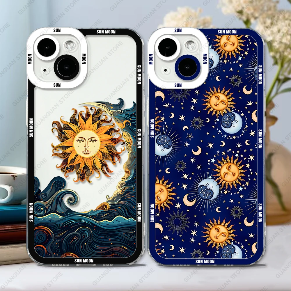 أفضل حافظات الهواتف المطورة لجهاز iPhone 16 و15 و14 و13 و12 و11 وXS وXR وSE 7 و8 Plus: تجربة مميزة مع تصميم شمس وقمر