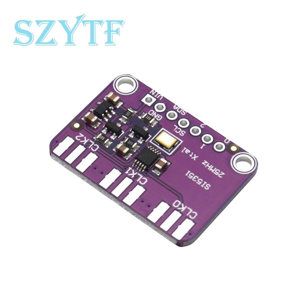 DC 3V-5V Si5351A Si5351 I2C Clock Generator Breakout Board Module Signal Generator Clock 8KHz-160MHz