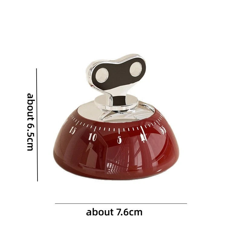 1pc Magnetic Mechanical Kitchen Timer Cooking Countdown Reminder Timer for Home Baking Food Preparation
