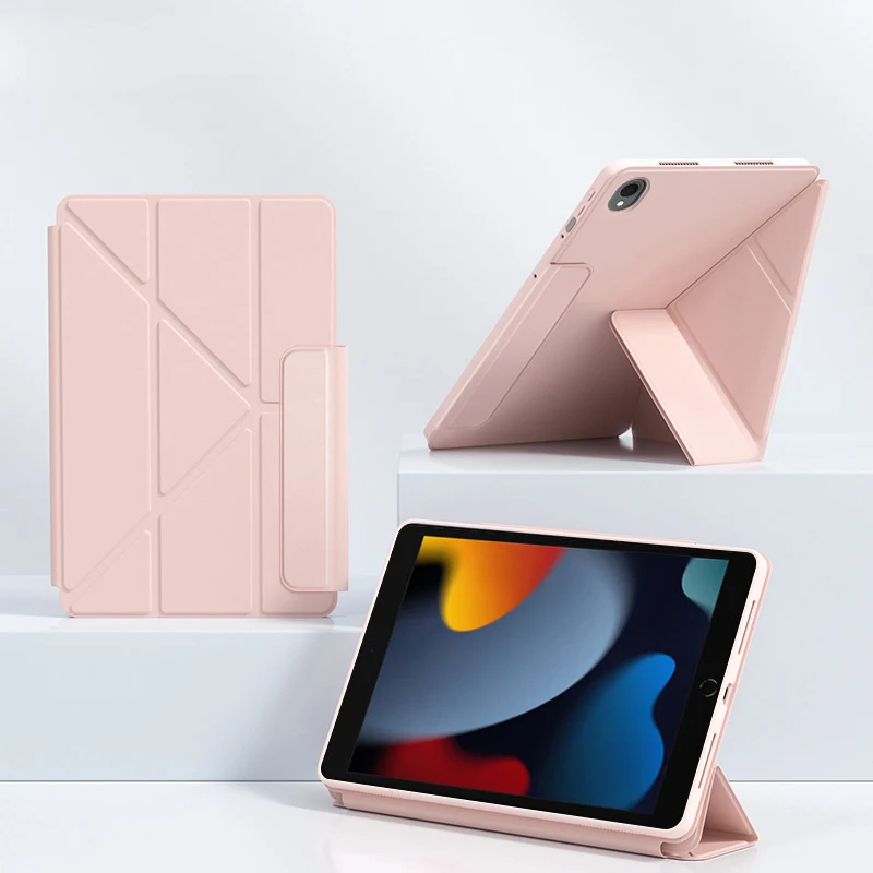 Funda For iPad 9th Generation Case PU Leather Fold Stand Magnetic Cover For Coque iPad 10.2 / iPad 9 8 7 Pro 10.5 Case