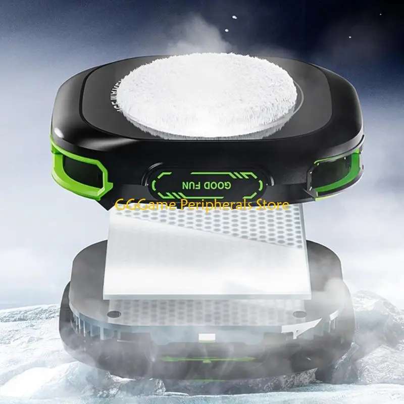 

U55B Cellphone Coolers LED Light Phone Cooling Fan Phone Radiator with Larger Cooling Area for Game Playging Vlogging