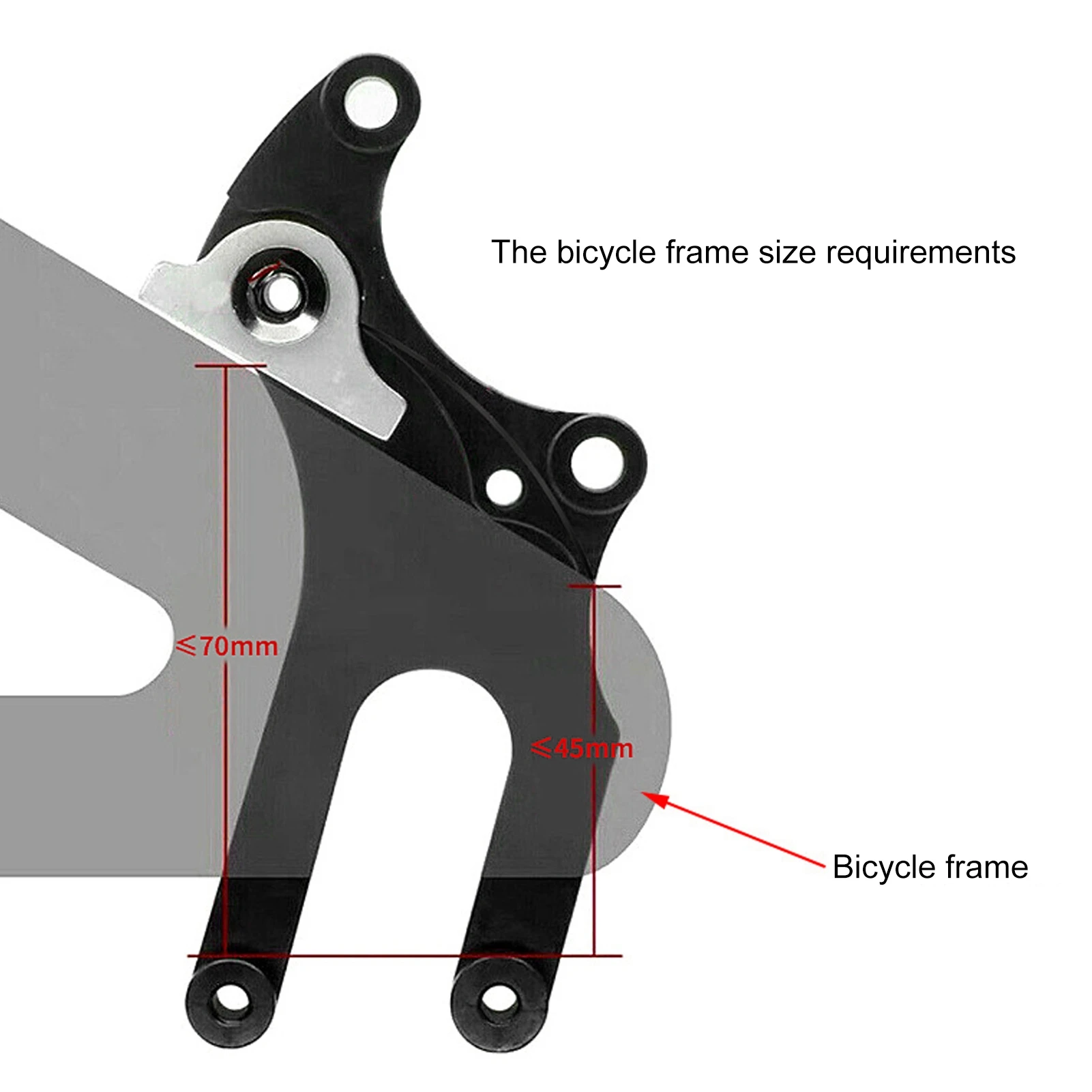 MIXIM Bicycle Brake Aluminum Alloy Disc Brake Converter Wear Resistant Fixed Seat Adapter For Mountain Bike Road Bike