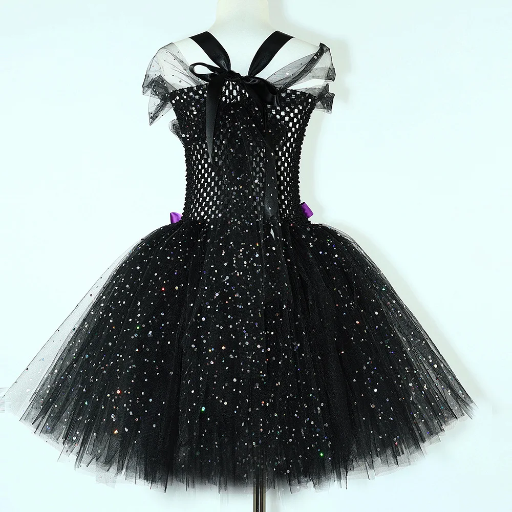 

Sparkly Sequin Tulle Tutu Dress Shiny Layer Mesh Princess Birthday Stage Holiday Party Photo Gathering Outfit with Ears Hairbow