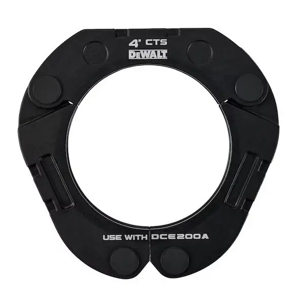 Standard CTS Press Ring For 4 in Copper/Stainless Pipe, Black Galvanized