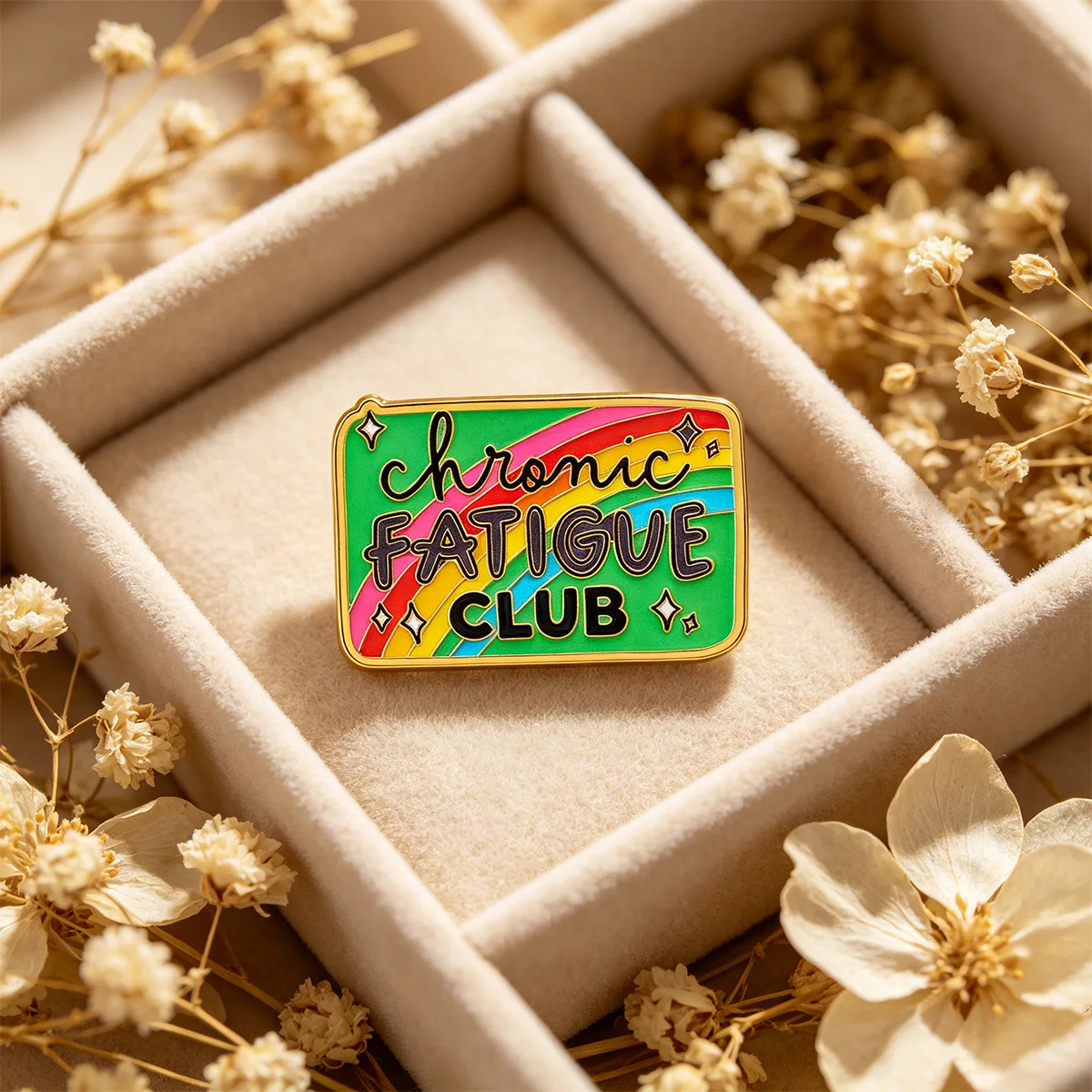 chronic FATIGUE CLUB Enamel Pin Quotes Brooch Lapel Pins Badge on Backpack Clothing Accessories Fashion Jewelry Friends Gifts