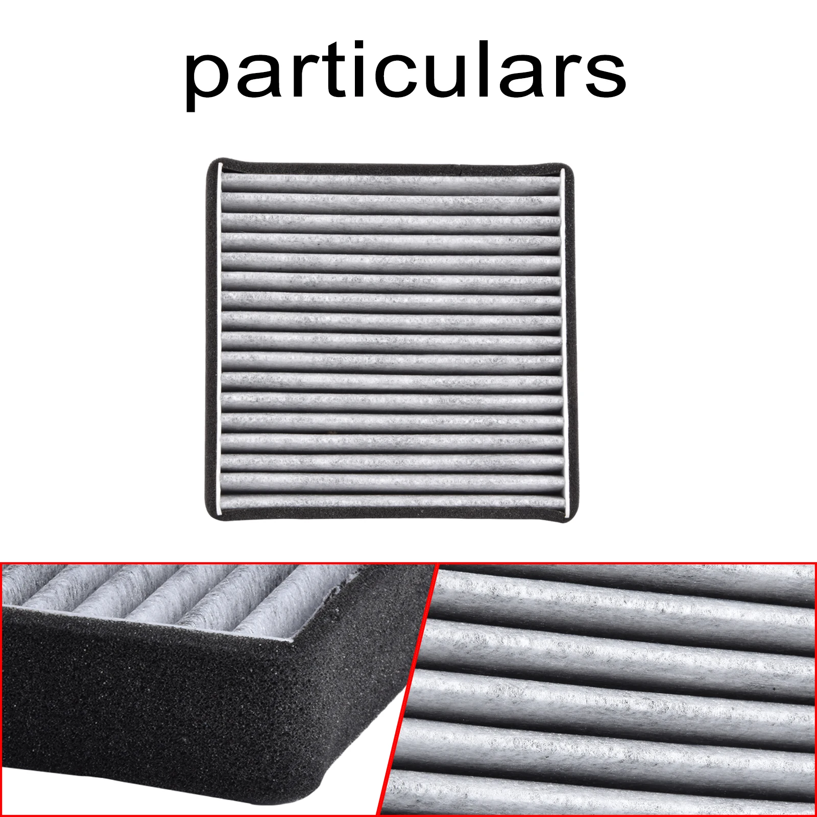 Interior Replacement For Suzuki Jimny JB64 JB74 2019-2021 Car Air Filter Air Conditioning Filter Activated Carbon Particles