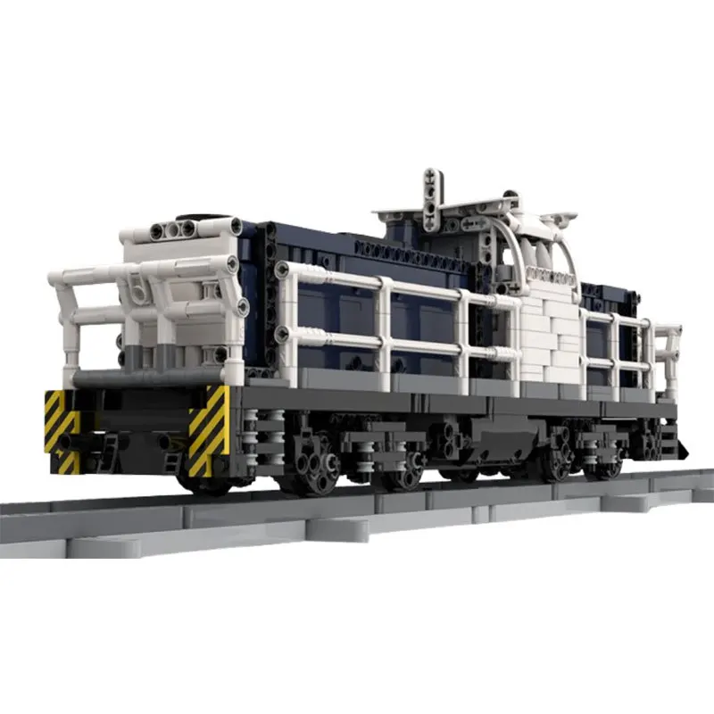 مكعبات بناء قطار البضائع التي تعمل بالطاقة MOC - قاطرة بمحرك 1850 قطعة، مجموعة نماذج شحن متقدمة للأطفال البالغين