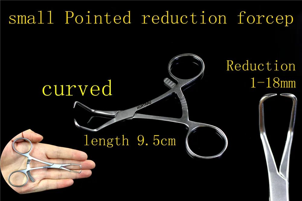 medical orthopedic instrument Elbow small Pointed reduction forceps Bone Fracture tip head reductor plier AO Pliers tool