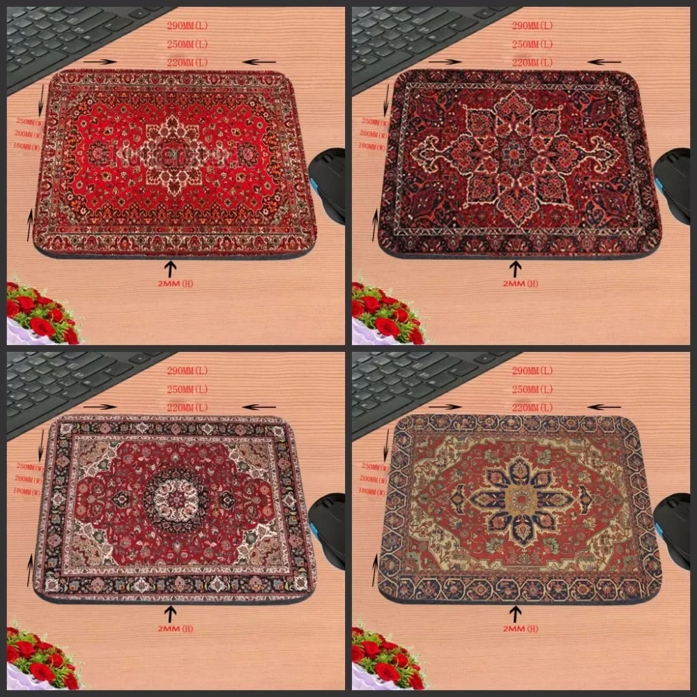 

Mairuige 18*22/25*29CM mousepad Persian carpet style rubber anti-slip laptop computer game mouse pad for CSGO dota2 pad mat