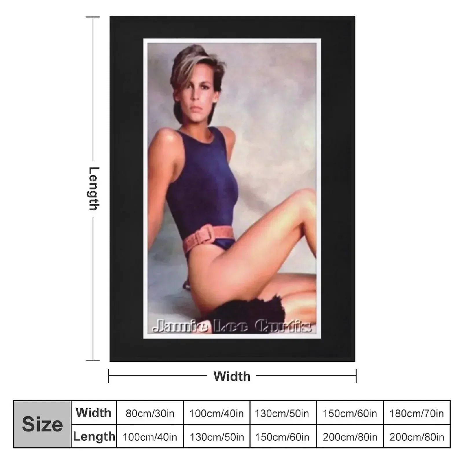 Jamie Lee Curtis Throw Blanket Loose Fashion Sofas Warm Decorative Throw Nap Decoratives Blankets