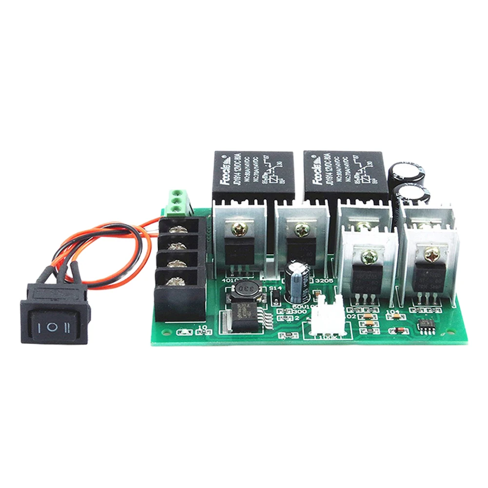 

DC10-50V Модуль управления скоростью двигателя 2000 Вт 40 А Регуляторы напряжения Высокая мощность 12 В 24 В 36 В Линейный потенциометр Управление скоростью