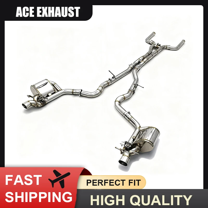 

ACE High Quality Stainless Steel Valved Exhaust Catback for Mercedes Benz AMG GT63 GT63S 4.0T Valvetronic Muffler Exhaust Pipe