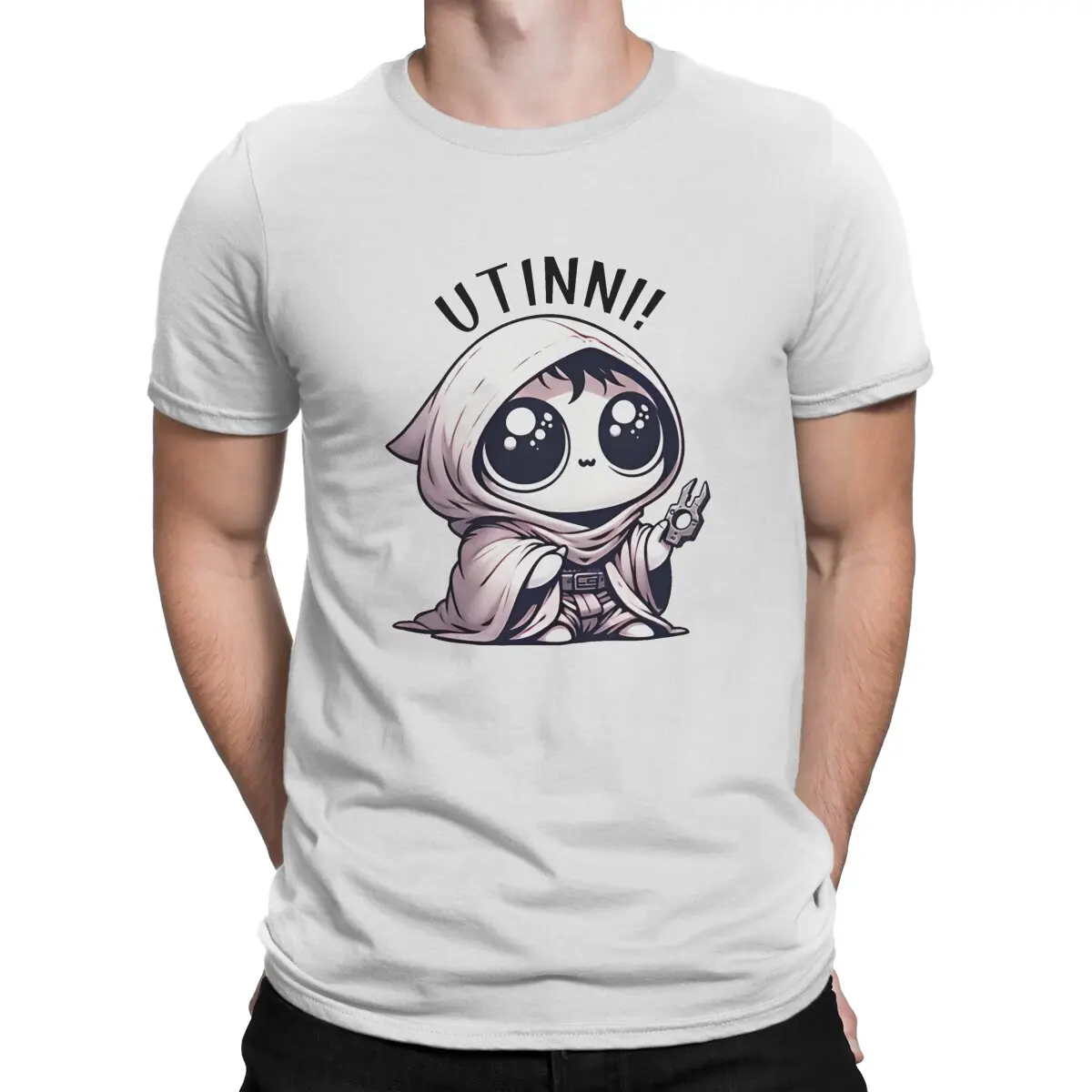 Utinni Cute Jawa Cartoon T Shirts for Men 100% Cotton Vintage T-Shirts O Neck Jawa Utinni Tees Short Sleeve Tops Classic