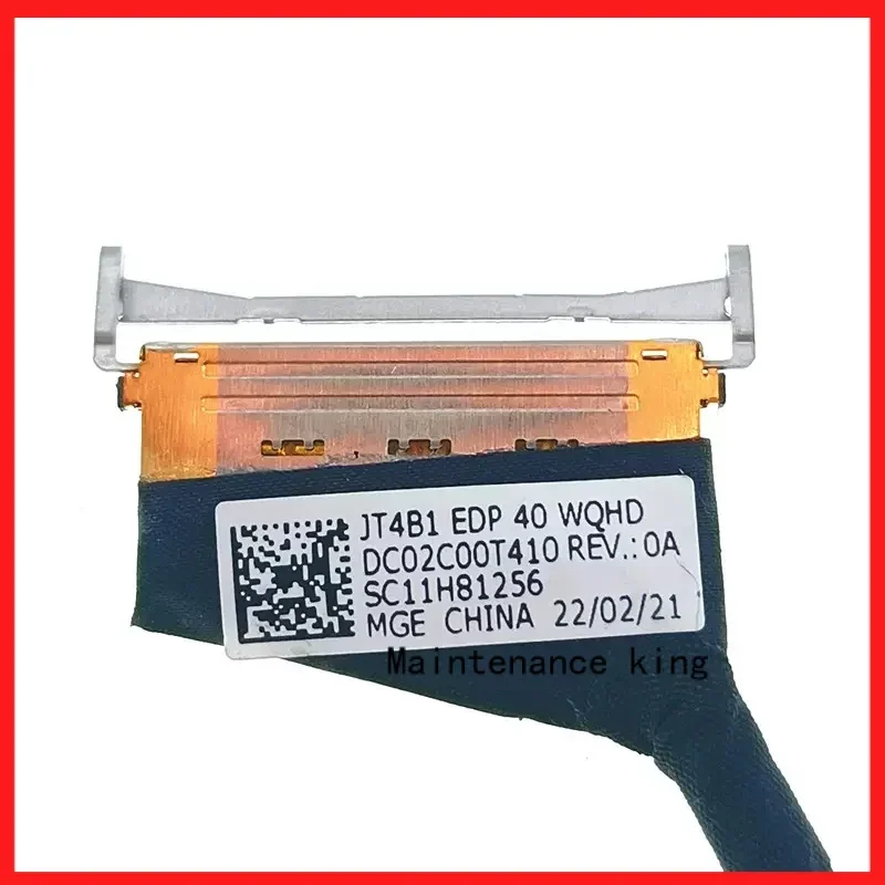 كابل كمبيوتر محمول LCD EDP أصلي جديد لينوفو ثينك باد T14s Gen 3 JT4B1 2K WQHD DC02C00T400 DC02C00T410 DC02C00T420
