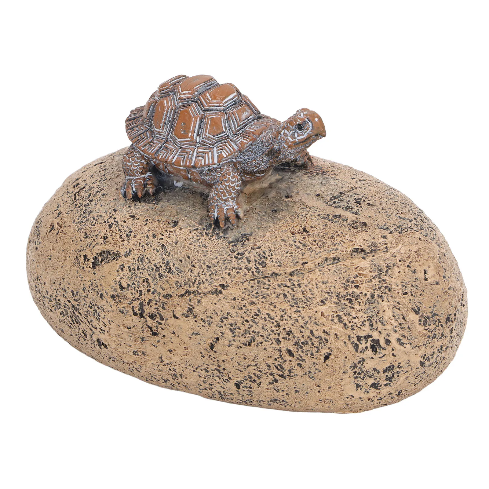 Stone Key Hider Box Resin Cute Turtle Decor Fake Rock Key Hider Storage Box for Outside Indoor Garden Ornament