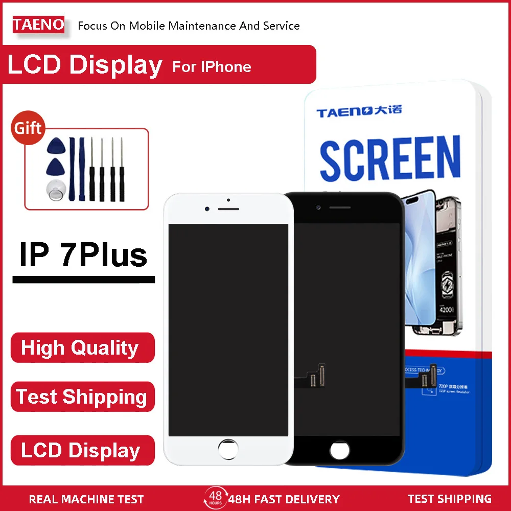 Taeno Mobile Phone Lcd Screens For Iphone 6 6g 6p 6splus 6s 7 8 7plus 8p Cellphones TFT Screen Display Repair Bright Recommend