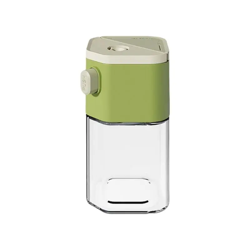 E8BD Precisions Seasoning Dispenser Glass Shaker Air Tight Seal Double Functionality Spices Container For Home Cooking