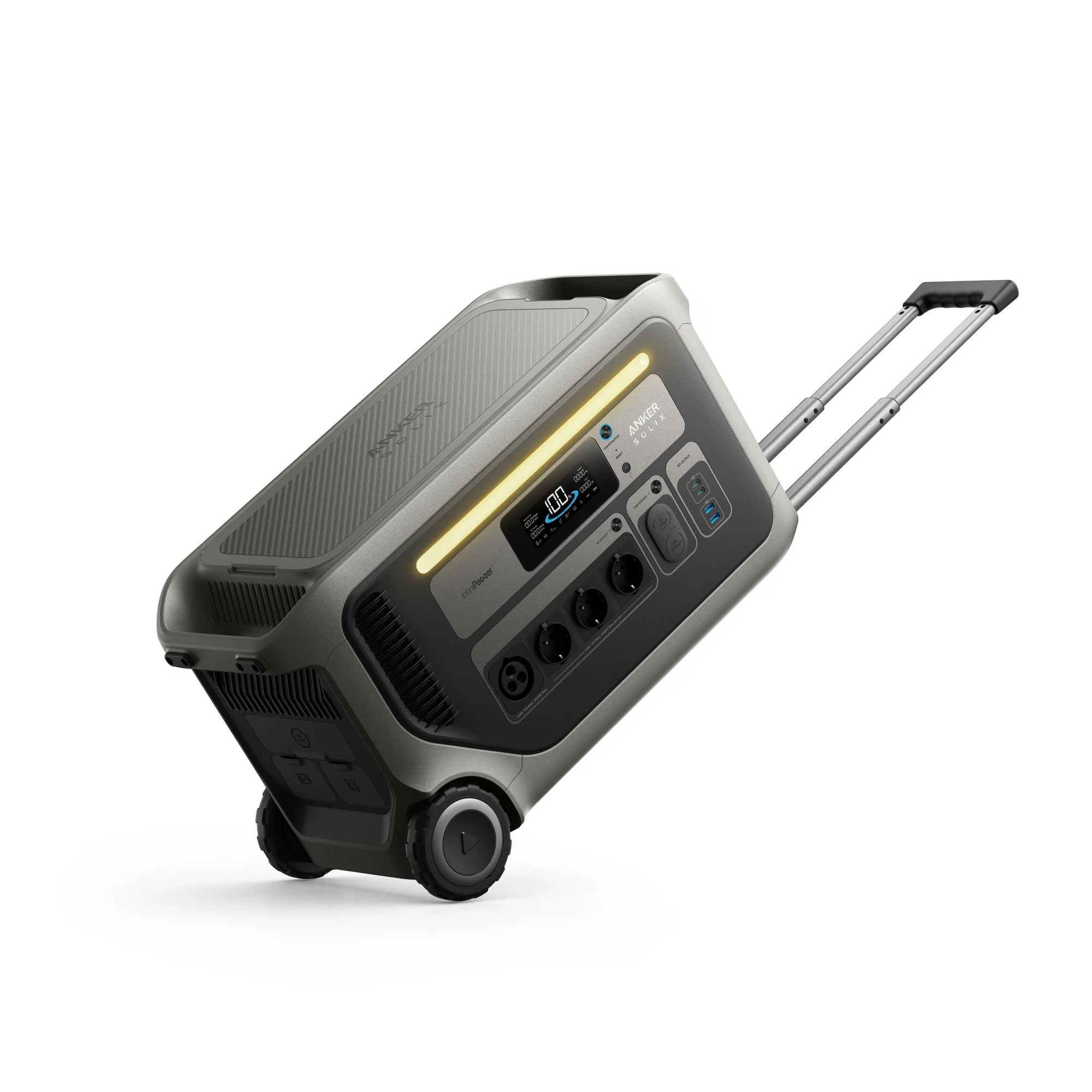 Image of Anker SOLIX F3000 tragbare Powerstation – 3072 Wh Akku, 4x3600W Solargenerator - 0% MwSt