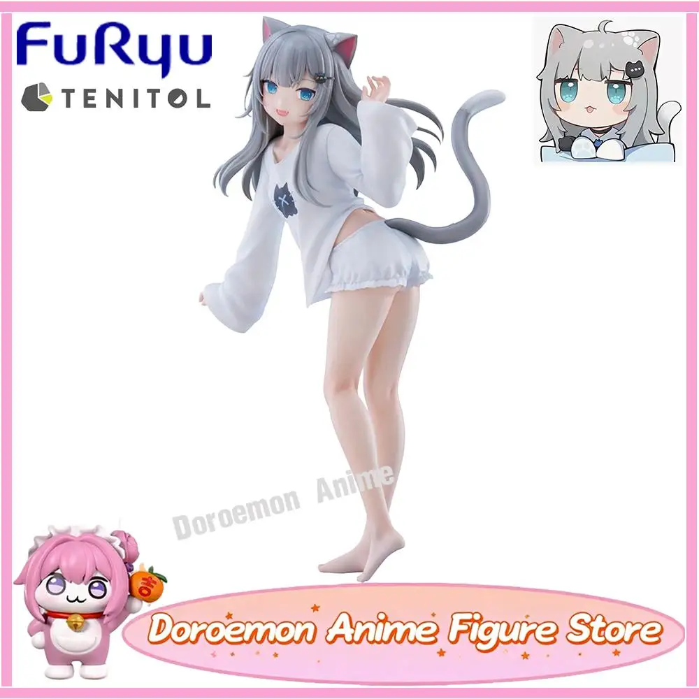 

Pre-Order Original Furyu Tenitol Nachoneko Channel Nachoneko Mamashiro Animation Kawaii Figures Collectible Model Toys Gifts