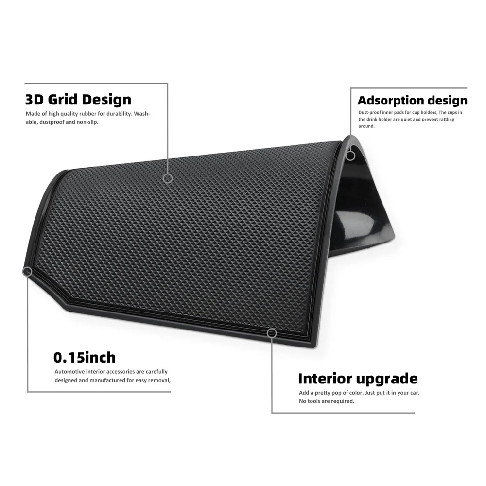 Auto Zentral steuerung Armaturen brett Pad rutsch fest für Subaru Förster 2012 2017 Cross trek-xv Impreza Telefon halter Matte – Detail 5