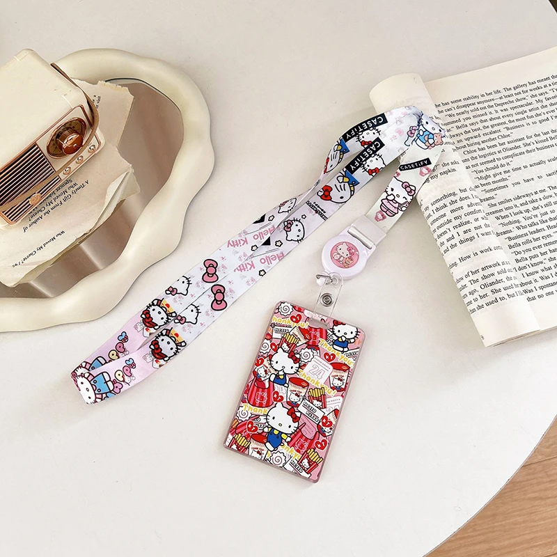 Sanrios anime Photocard Holder Anime Pochacco Purindog Idol Card Holder Cute Kpop cartoon Photo Sleeves Pendant Keychain gifts