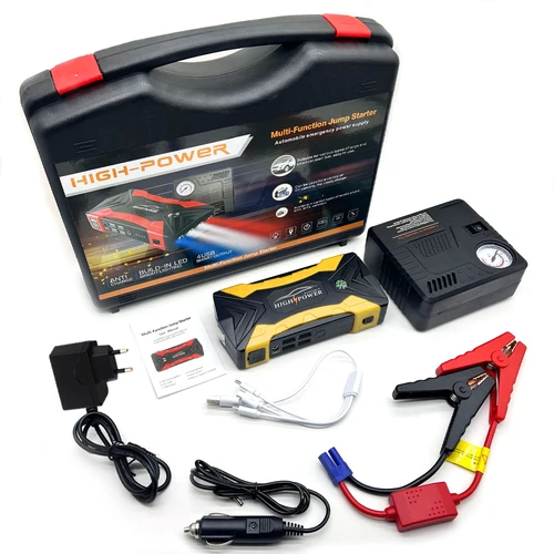 Imagen 1 del producto Arrancador de batería de coche de 99800mAh 20000mAh, dispositivo de arranque de 3000A, lanzador de arranque de batería portátil para artículos de refuerzo de coche