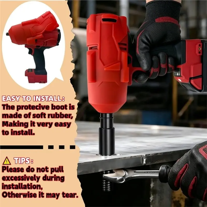 ABRW Protective Boot for FUEL High Torque Impact Wrench - Silicone Cover 2767-20 2863-20
