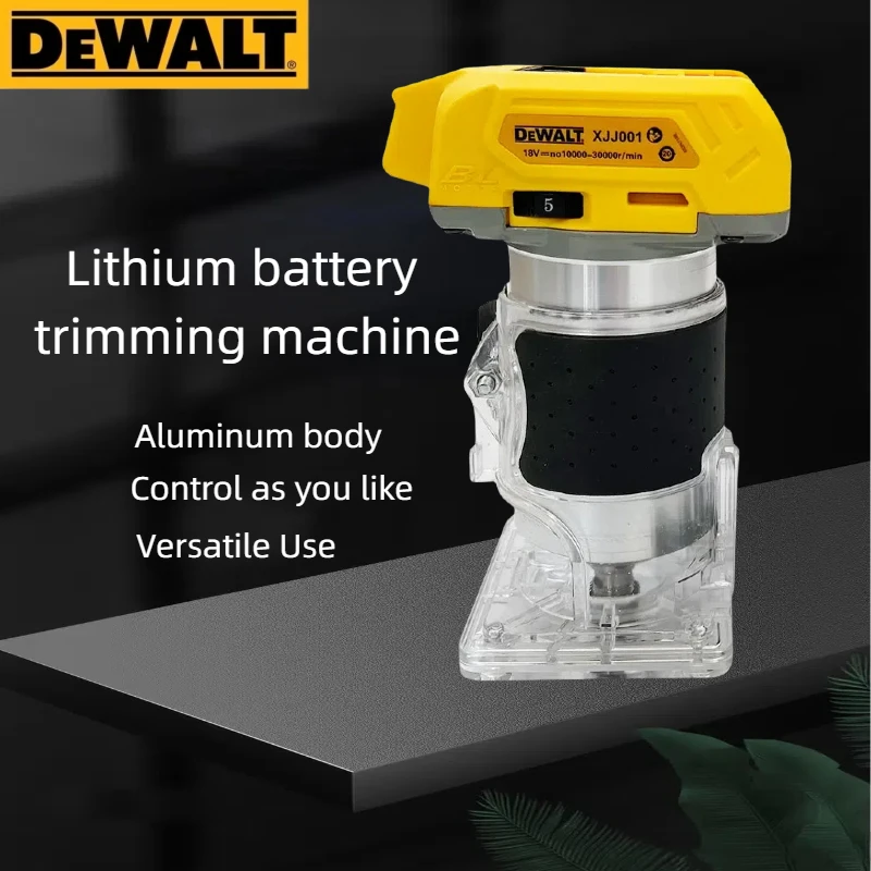 

Бесщеточный электрический триммер Dewalt 33000 об/мин, аккумуляторный, для обработки дерева, фрезерования, гравировки и нарезки пазов