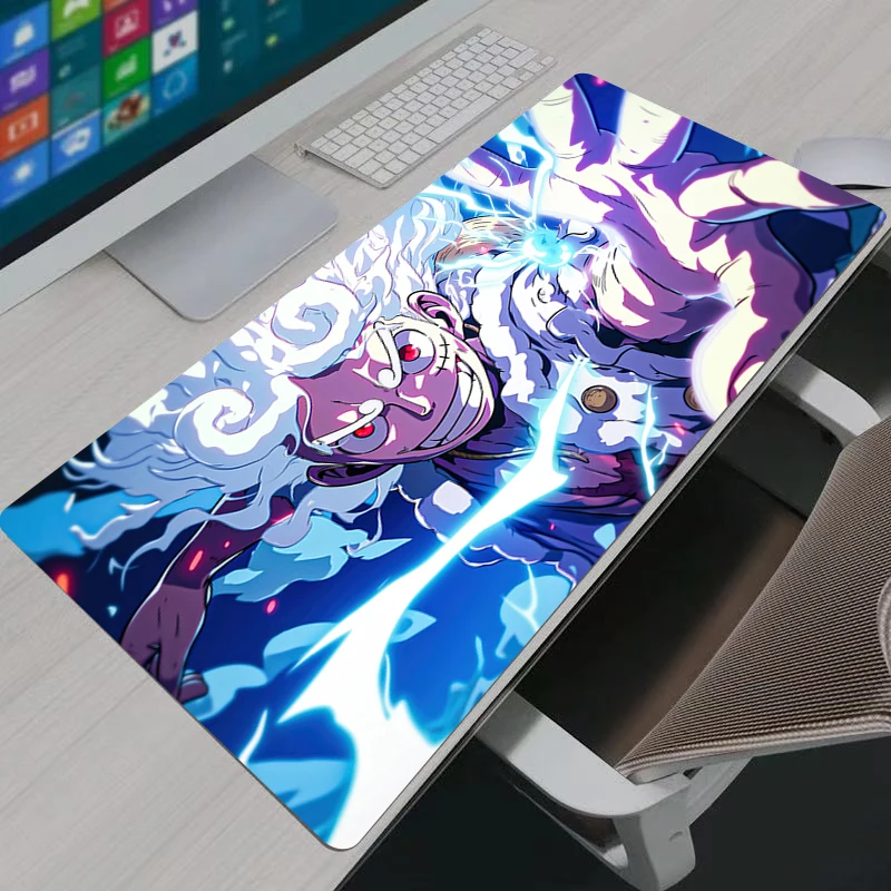 원피스 루피 마우스 패드 노트북 게이머 대형 키보드 패드 논슬립 고무 컴퓨터 매트 데스크 매트 PC 게이머 마우스패드 청소년 선물