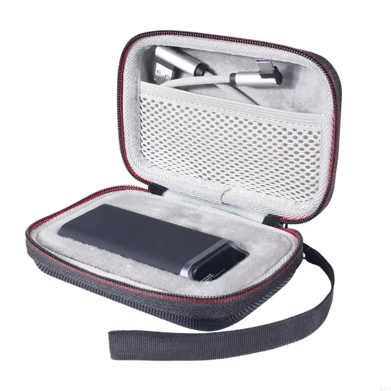 W8ED Waterproof SSD Hard Case Carrying Case for T5 EVO SSD Water Resistant Storage Bag Reliable Security on the Move